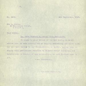 Soldier packet page