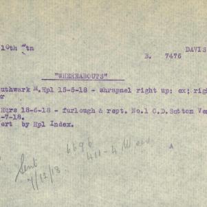 Soldier packet page
