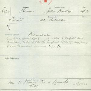 Soldier packet page