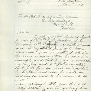Soldier packet page