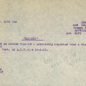 Soldier packet page