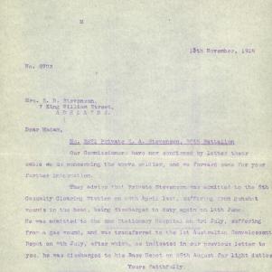 Soldier packet page