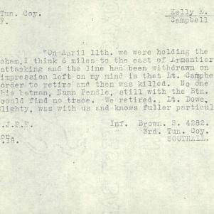 Soldier packet page