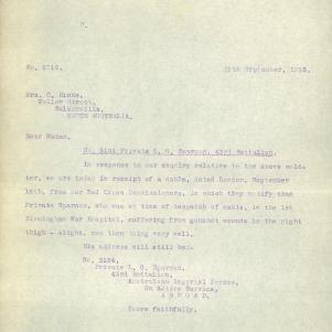 Soldier packet page