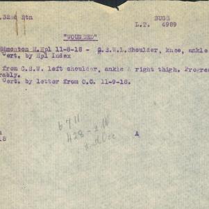 Soldier packet page