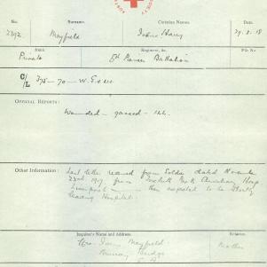 Soldier packet page