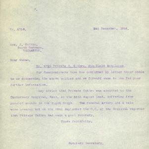 Soldier packet page