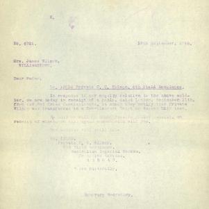 Soldier packet page