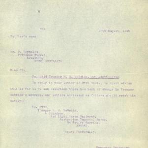 Soldier packet page