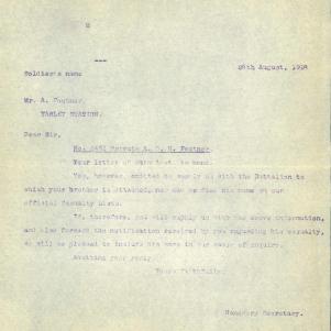 Soldier packet page