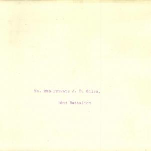Soldier packet page