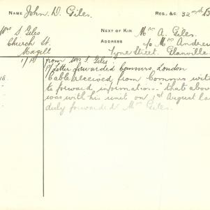 Soldier packet page