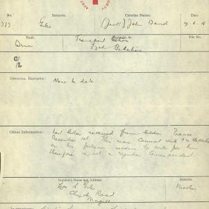 Soldier packet page