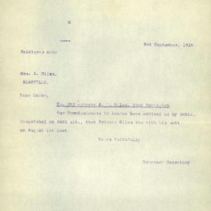 Soldier packet page