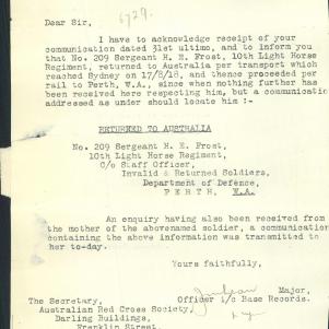 Soldier packet page