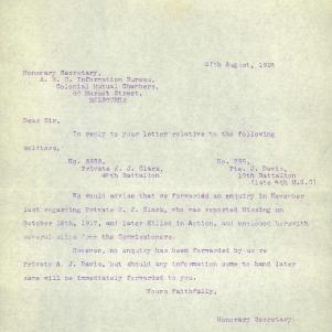 Soldier packet page