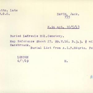 Soldier packet page