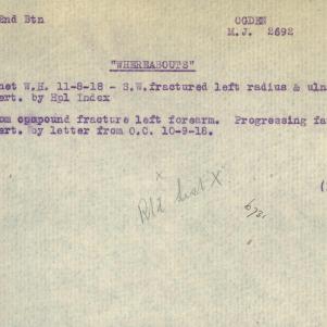 Soldier packet page