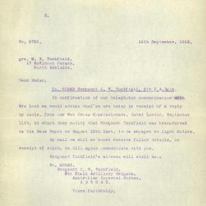 Soldier packet page