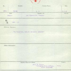 Soldier packet page