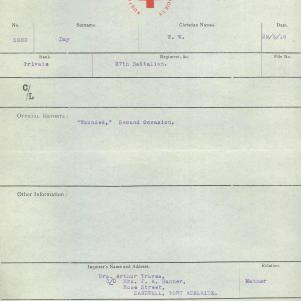 Soldier packet page