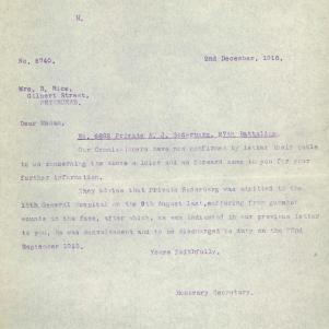 Soldier packet page