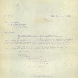 Soldier packet page