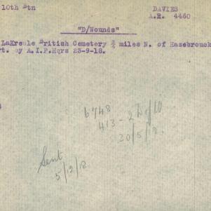 Soldier packet page