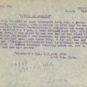 Soldier packet page