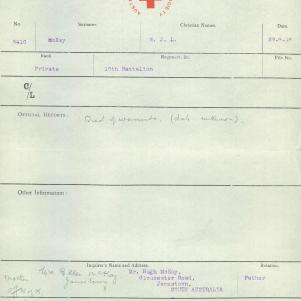 Soldier packet page