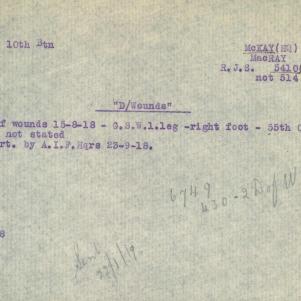 Soldier packet page