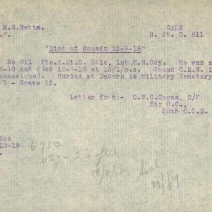 Soldier packet page