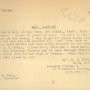 Soldier packet page