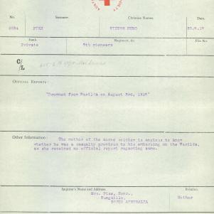 Soldier packet page