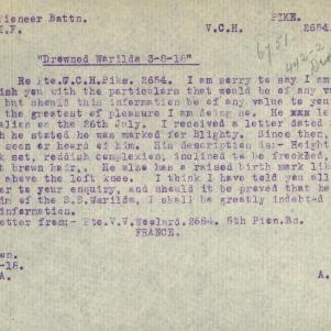 Soldier packet page