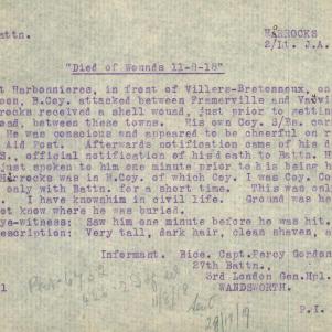 Soldier packet page