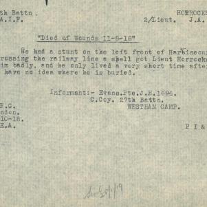 Soldier packet page