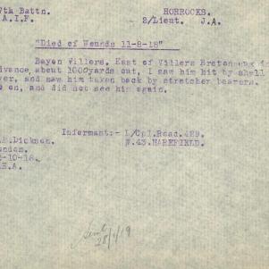 Soldier packet page