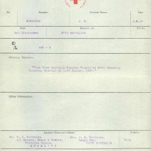 Soldier packet page