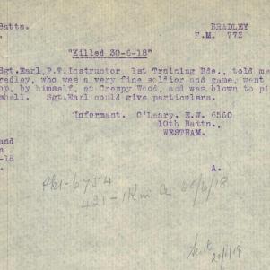 Soldier packet page