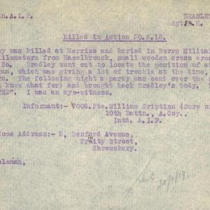 Soldier packet page
