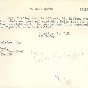 Soldier packet page