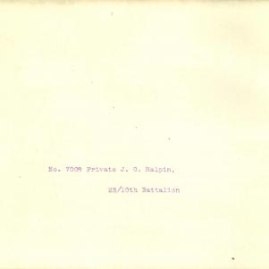 Soldier packet page
