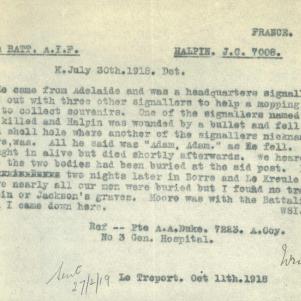Soldier packet page