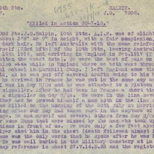 Soldier packet page