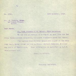 Soldier packet page