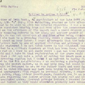 Soldier packet page