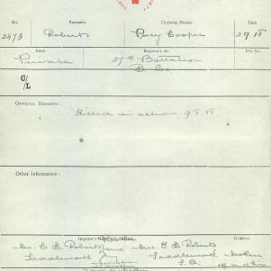 Soldier packet page