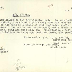 Soldier packet page