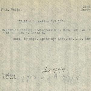 Soldier packet page